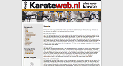 Desktop Screenshot of karateweb.nl